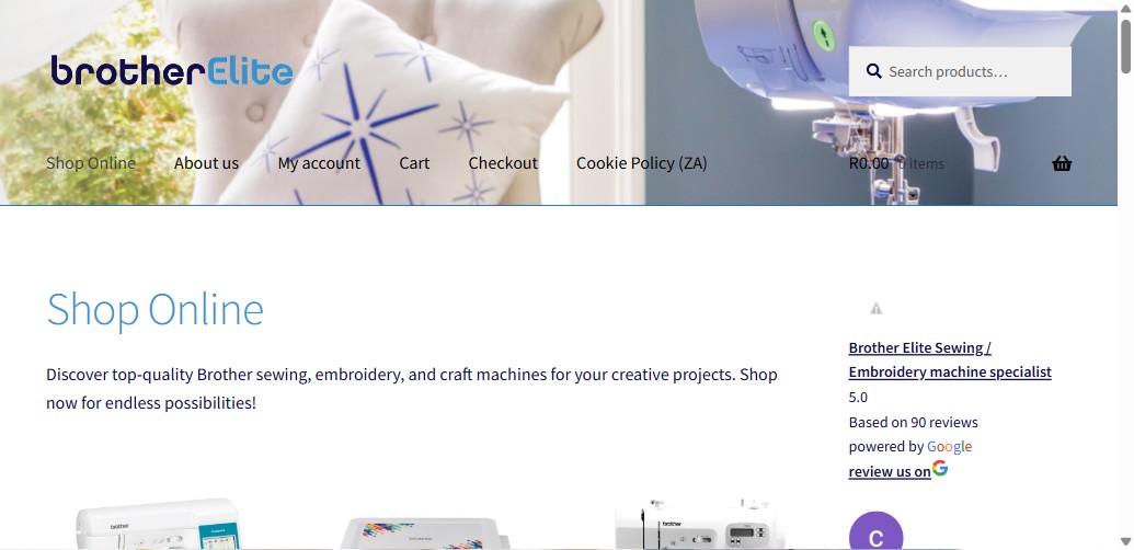Brother Elite SA website