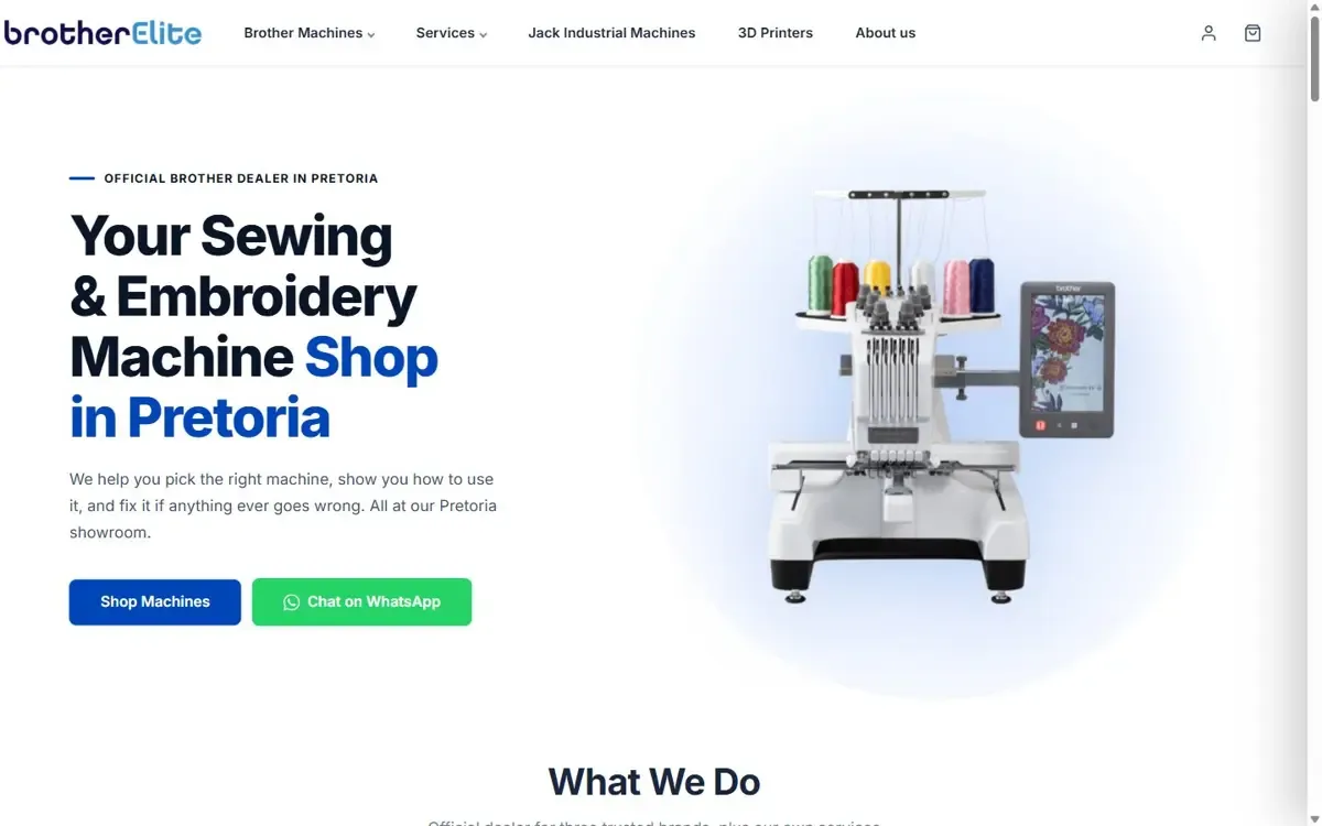 Brother Elite SA website